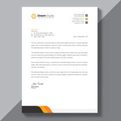 Professional custom full bleed offset printed letterhead in Los Angeles by Indie Printing