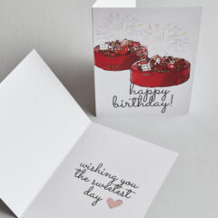 Custom digital greeting cards printed on premium Mohawk 130lb stock in Los Angeles by Indie Printing