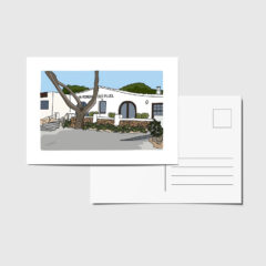 Professional custom offset printed postcards in Los Angeles by Indie Printing
