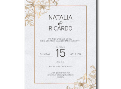 Cotton Wedding Invitations